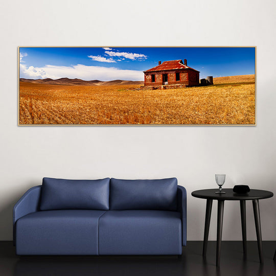 Outback Abode - Shadow Framed Canvas Print - CNL336 - 60x180cm