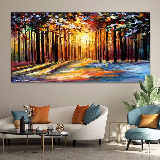 Large Scale Leonid Afremov Embellished Art - 100x200cm - EA376
