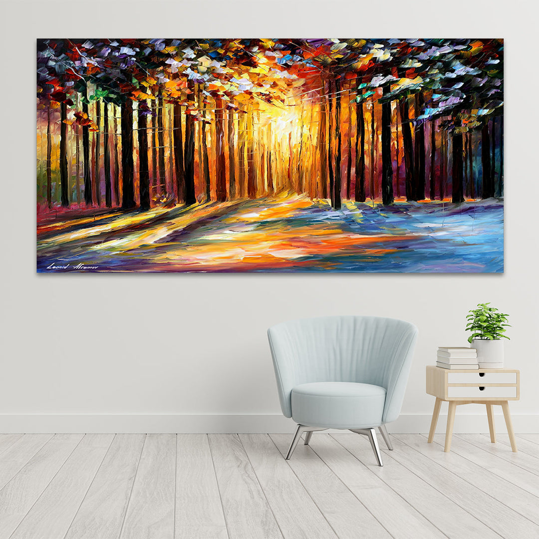 Large Scale Leonid Afremov Embellished Art - 100x200cm - EA376