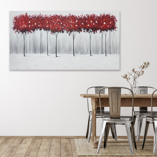 Scarlet Amongst Grey - Hand Painted Artwork - FA41HP
