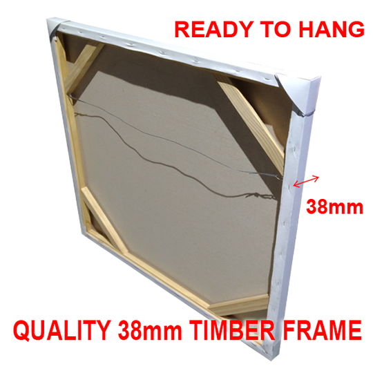 Hand Painted ART, Ready to hang, Size 100x100cm MTO566