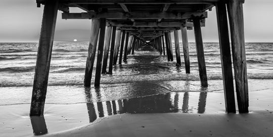Under the Jetty at Sunset - Canvas Print - 80x150cm - JP342