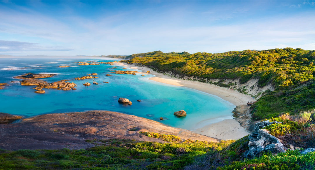 Turquoise Coastal Paradise - Canvas Print - 80x150cm - JP488