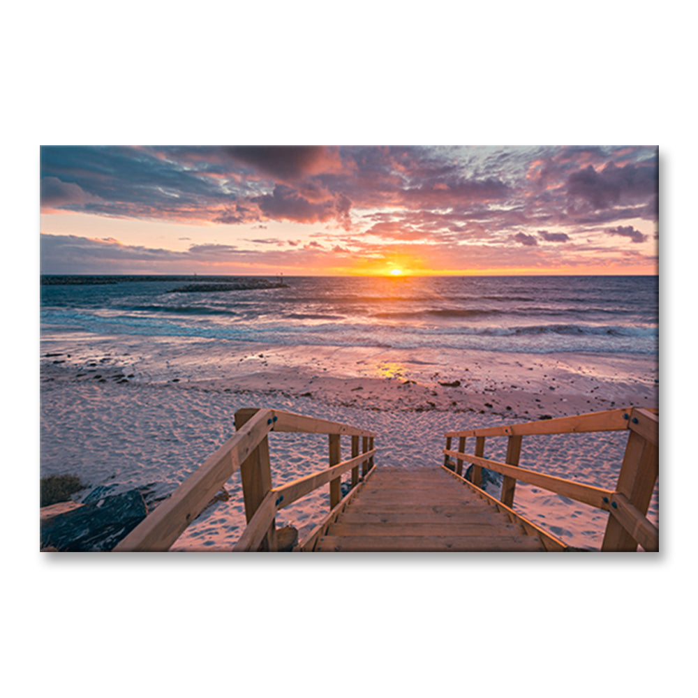 Adelaide's West Beach - Canvas Art Print - JP764