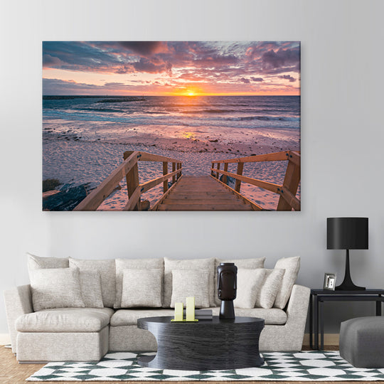Adelaide's West Beach - Canvas Art Print - JP764