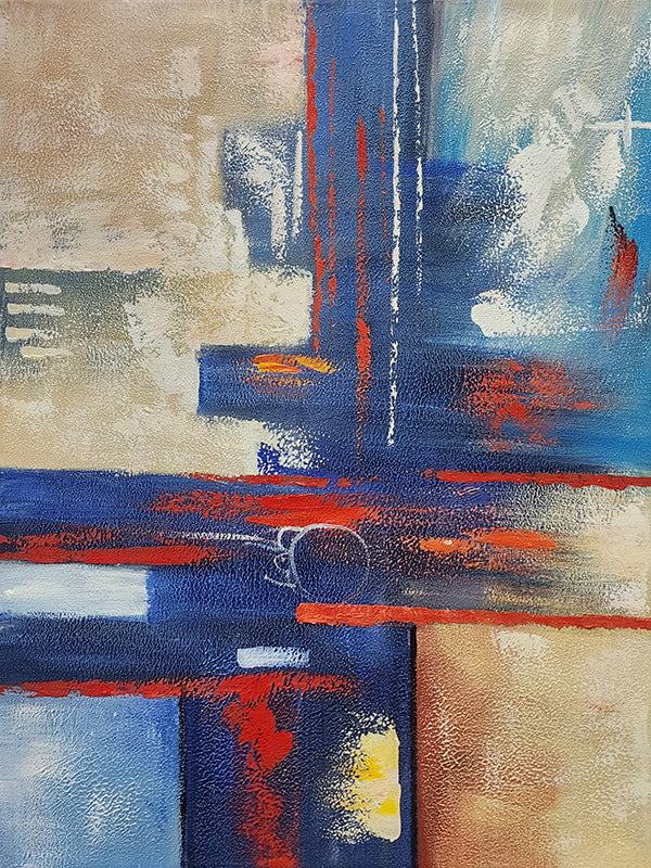 Structural Harmony - Hand Painted Art - 60x80cm -  MTO-253