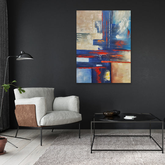 Structural Harmony - Hand Painted Art - 60x80cm -  MTO-253