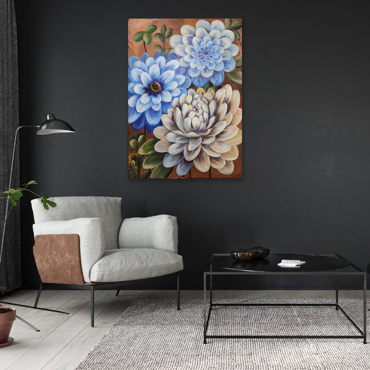 Floral Touch - Hand Painted Art  - MTO-471