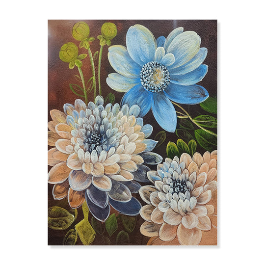 Floral Serenity - Hand Painted Art - 60x80cm -  MTO-500