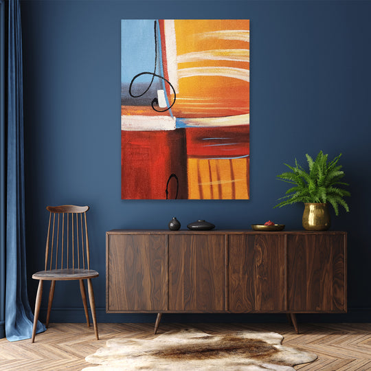 Abstract - Hand Painted Art - MTO-486