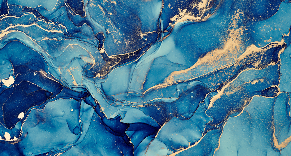 Ocean Luxe Marble - Canvas Art Print - POD103