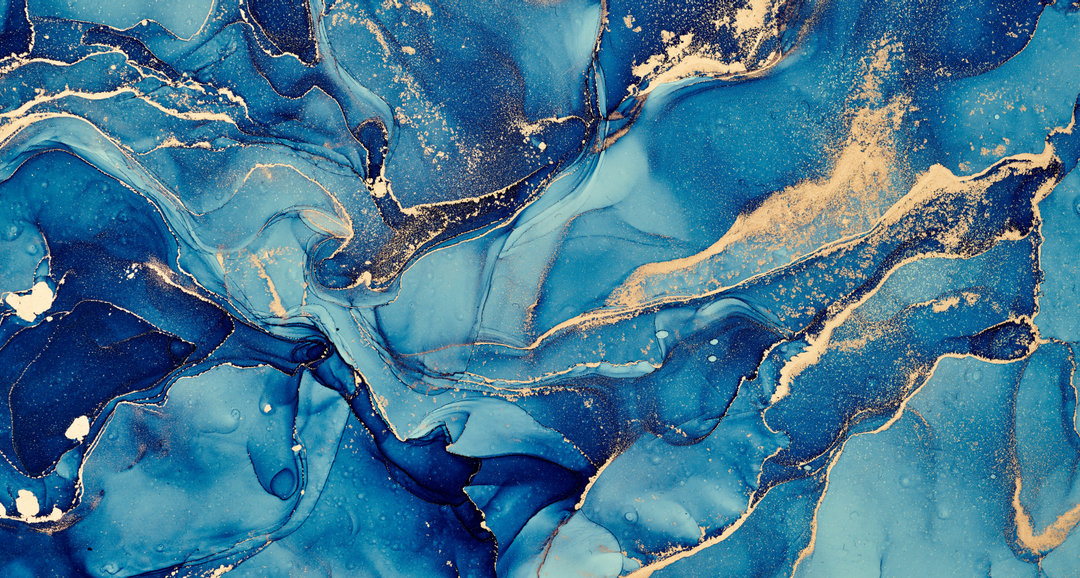 Ocean Luxe Marble - Canvas Art Print - POD103