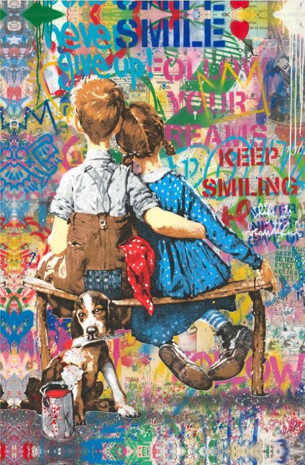 Follow Your Dreams and Keep Smiling - Canvas Art Print - POD165