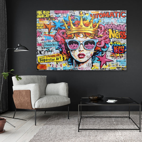 Super Star - Canvas Art Print - POD167