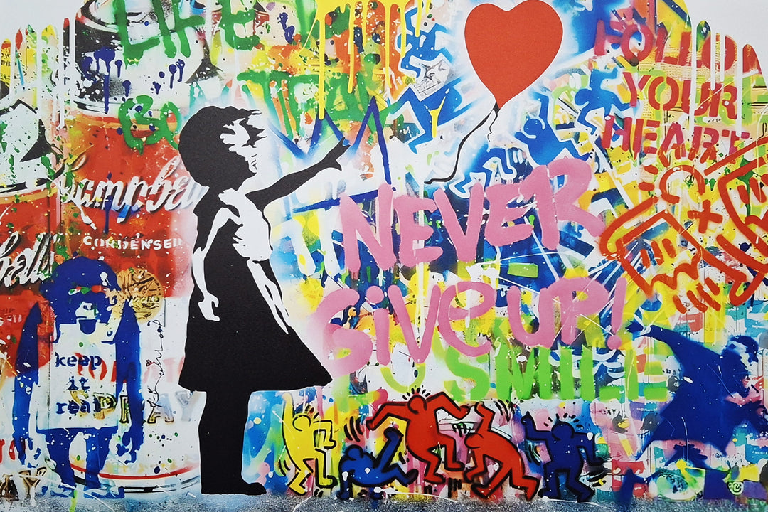 Never Give Up! - Canvas Art Print - POD168