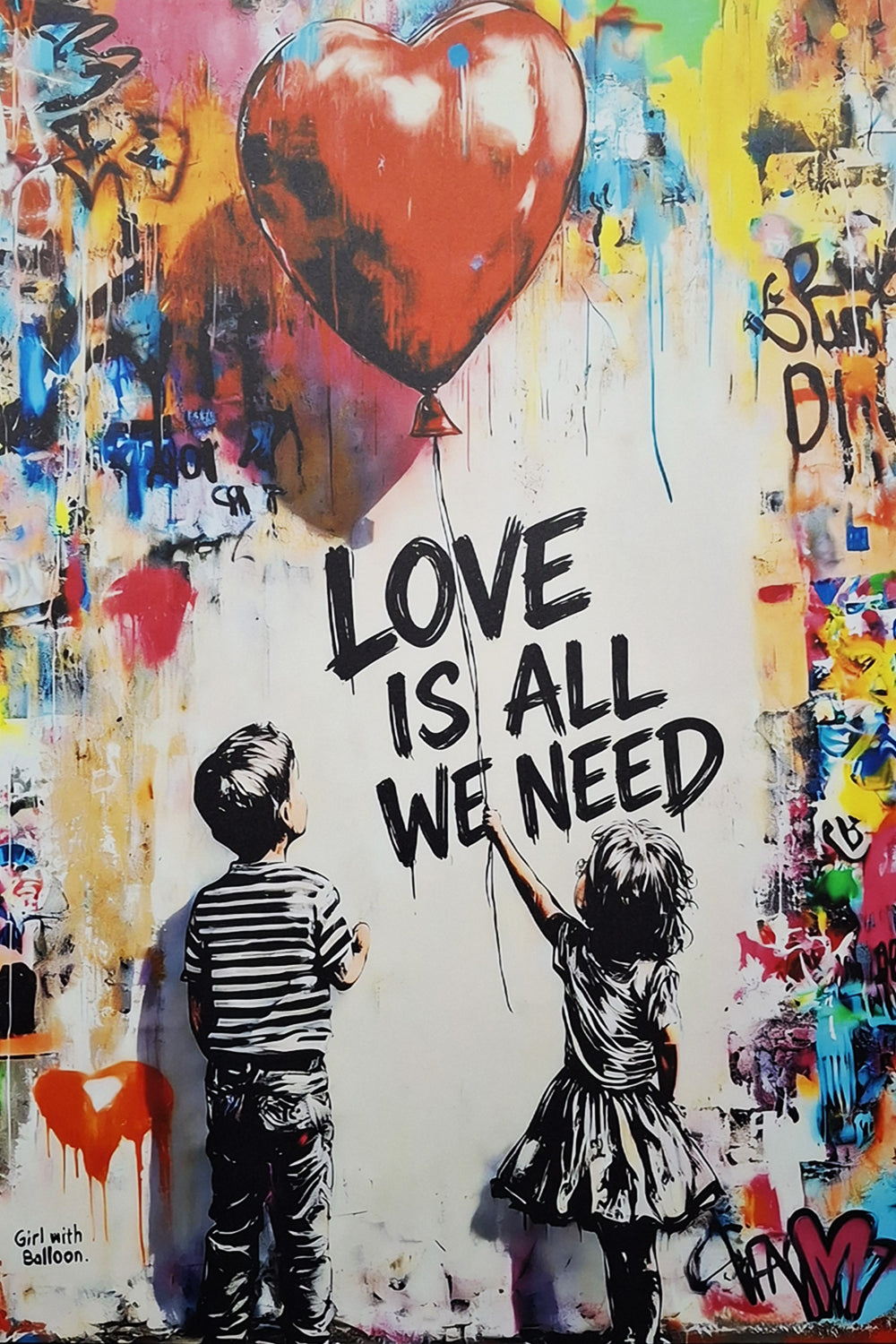 Love is All We Need - Canvas Art Print - POD169