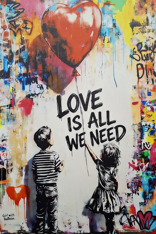 Love is All We Need - Canvas Art Print - POD169