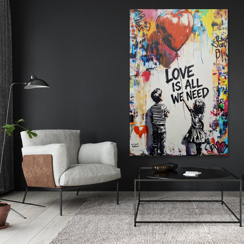 Love is All We Need - Canvas Art Print - POD169
