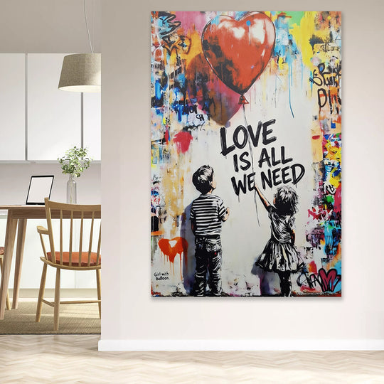Love is All We Need - Canvas Art Print - POD169