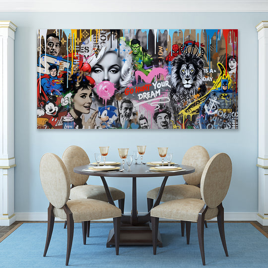 Hollywood All Stars - Canvas Art Print - POD170