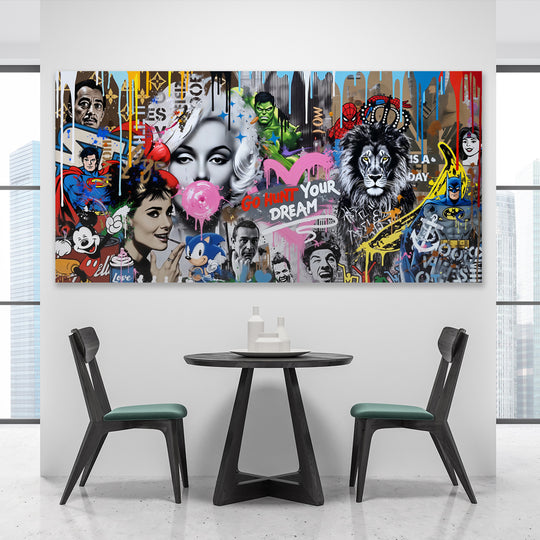 Hollywood All Stars - Canvas Art Print - POD170