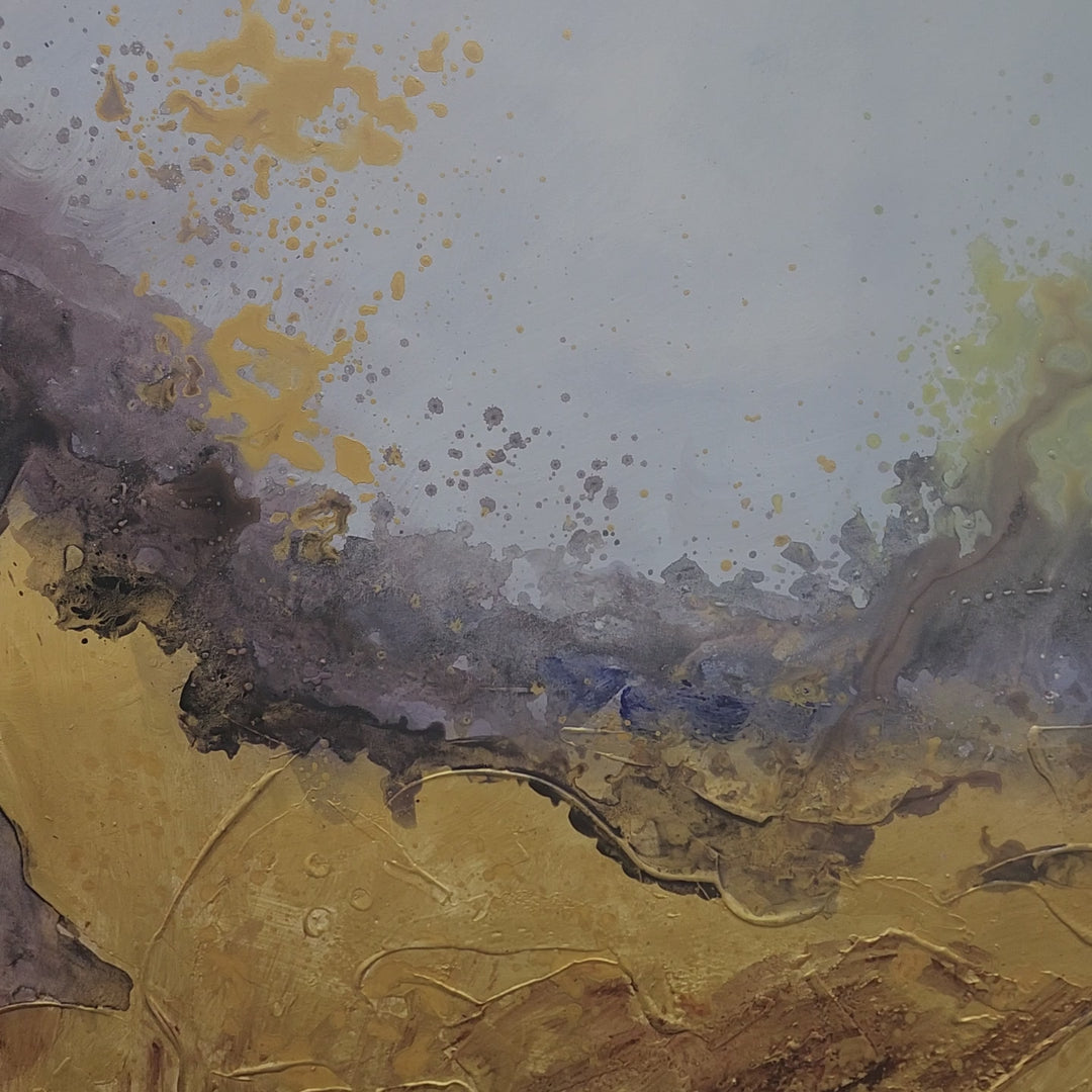 Golden Horizon - Hand Painted Artwork - MTO-420