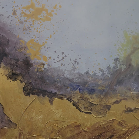 Golden Horizon - Hand Painted Artwork - MTO-420