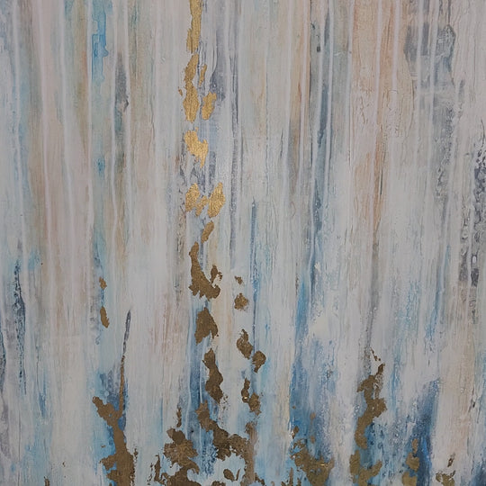 Gilded Cascade - Hand Painted Art - MTO-449