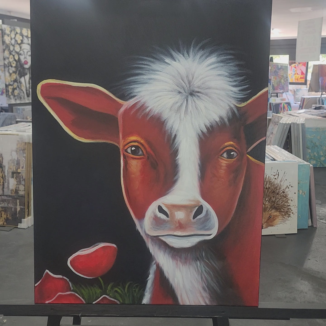 Gentle Gaze - Hand Painted Art - 60x80cm - MTO-273