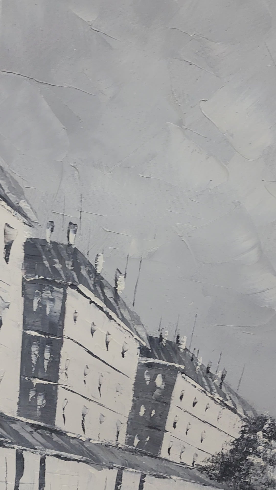 Romance in France - Hand Painted Artwork - AC166