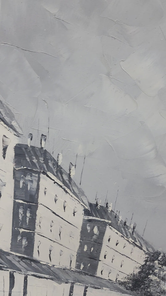 Romance in France - Hand Painted Artwork - AC166