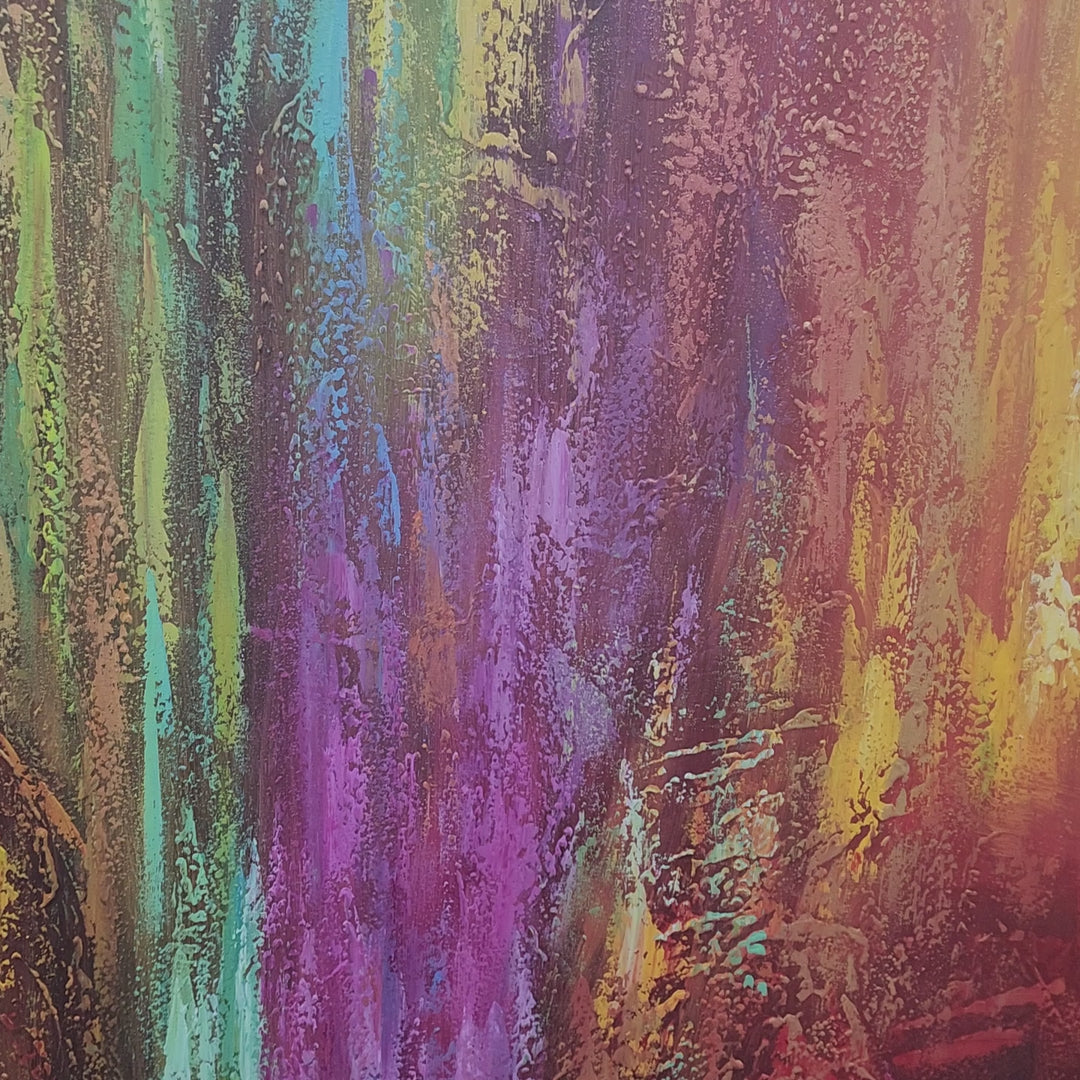 Colour Explosion - Hand Painted Art - MTO-414