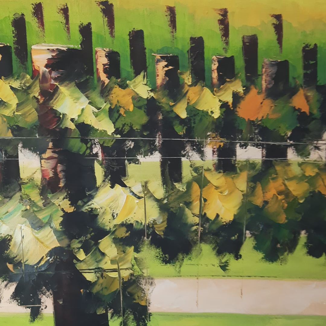 Beautiful Barossa Valley - Hand Painted Art - 80x120cm YA342