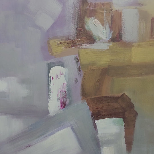 Quiet Morning Stillness - Hand Painted Art - MTO-436, 110x165cm