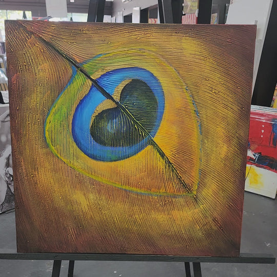 Hand Painted Art, Ready to hang,  MTO-357