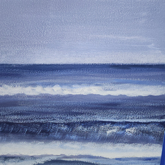 Tranquil Shoreline Triptych - Hand Painted Art Set of 3 - MTO-459, 40x120cm