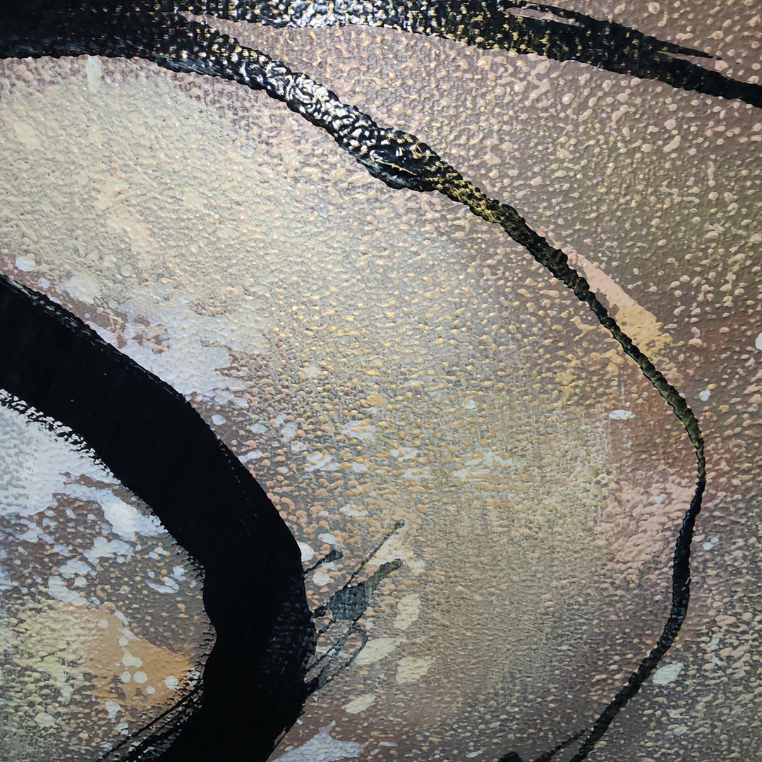 Orbiting Energy Trio - Hand Painted Art Set of 3 - MTO-458