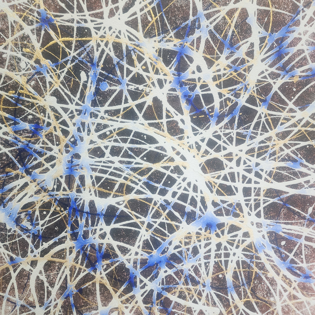 Hand Painted ART, Ready to hang, Size 120x120cmMTO-509