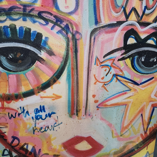 Love Not War - Hand Painted Art - 60x90cm, MTO-463