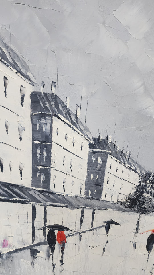 Romance in France - Hand Painted Artwork - AC166