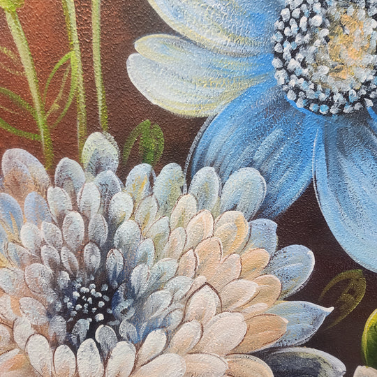 Floral Serenity - Hand Painted Art - 60x80cm -  MTO-500