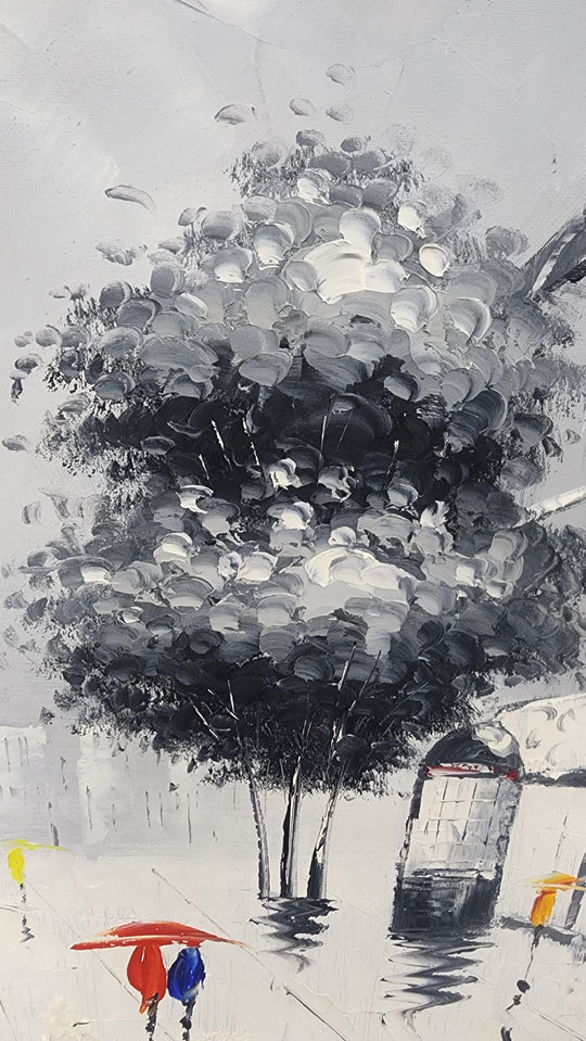 Romance in France - Hand Painted Artwork - AC166