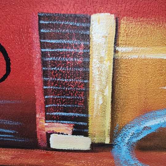 Heat of Abstract - Hand Painted Art - MTO-467