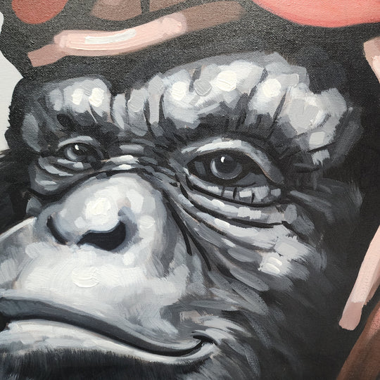 Hand Painted ART, Ready to hang, Size 100x100cm MTO566