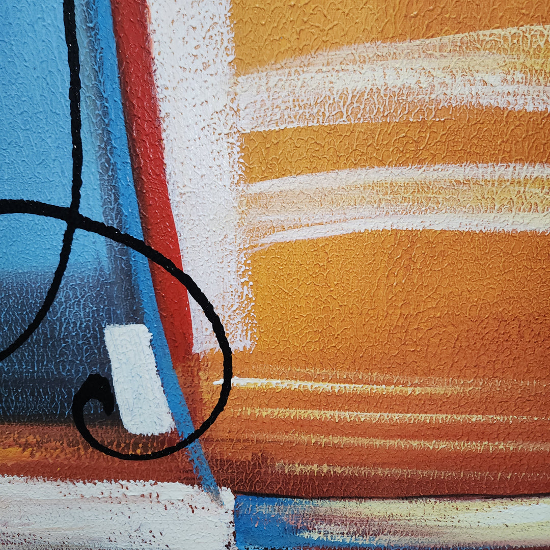 Abstract - Hand Painted Art - MTO-486