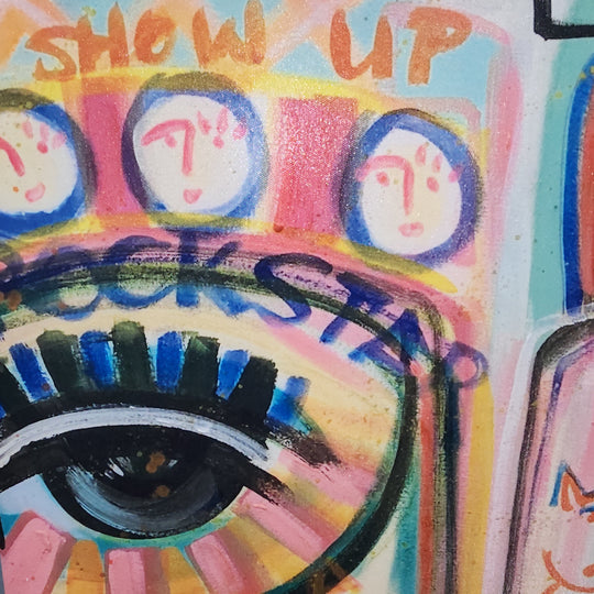 Love Not War - Hand Painted Art - 60x90cm, MTO-463