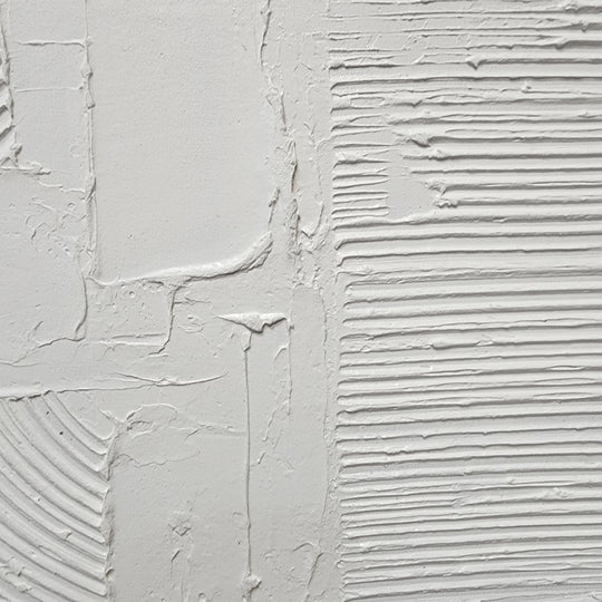 Textured Impasse - Stunning Neutral Modern Abstract With Thick Textural Elements, Size 60x90cm