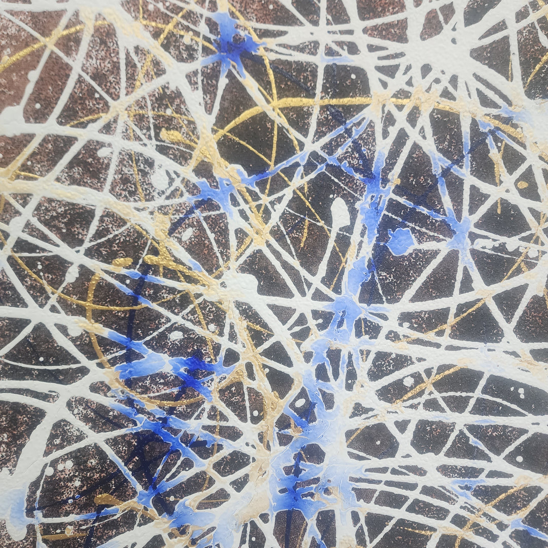 Hand Painted ART, Ready to hang, Size 120x120cmMTO-509