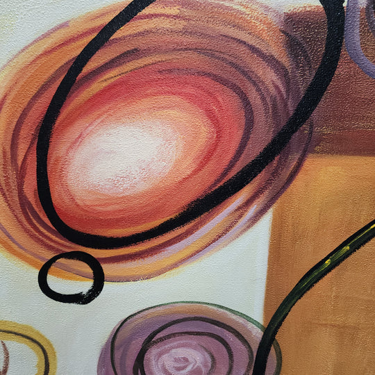 Retro Orbit Duo - Hand Painted Art Set - MTO-472