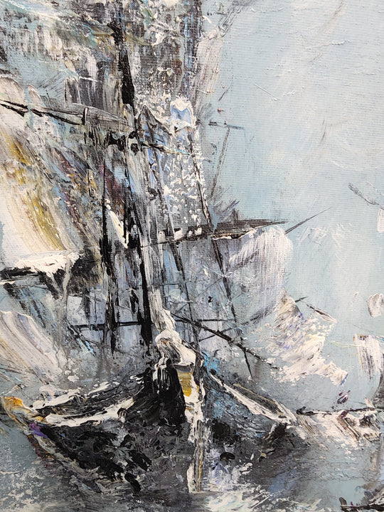 Hand Painted ART, Ready to hang, Size 90x120cm MTO547